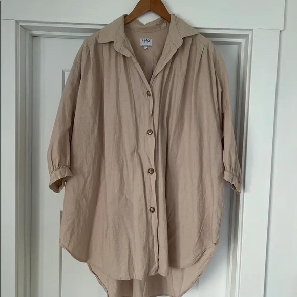 Esby Chelle Oversized Button Down - Picture 3 of 4